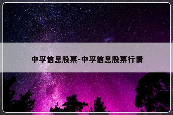 中孚信息股票-中孚信息股票行情