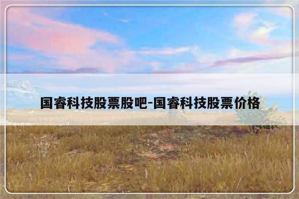 国睿科技股票股吧-国睿科技股票价格